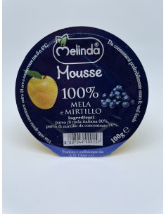 Mousse Melinda mela e mirtillo