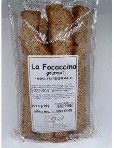 Focaccina 100% integrale