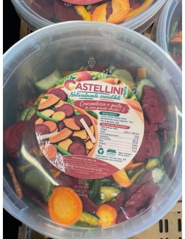 Verdura chips secchio da 1 kg