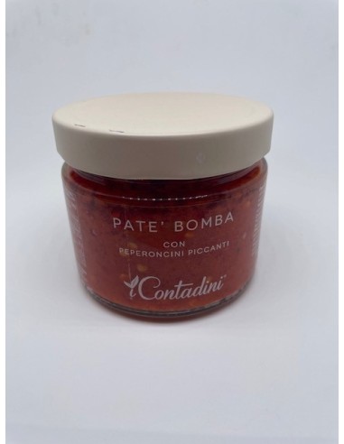 Patè bomba con peperoncini piccanti
